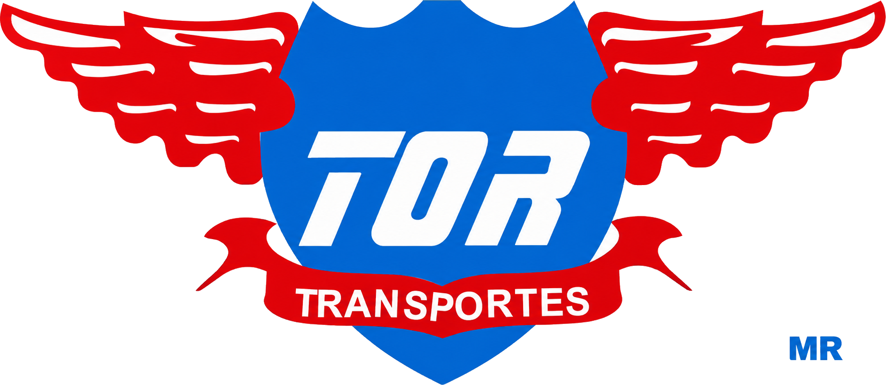 TOR Transportes - escudo azul con alas rojas